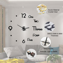 Load image into Gallery viewer, Diy Large Wall Clock