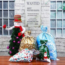 Load image into Gallery viewer, Drawstring Christmas Gift Bags 15 Sets