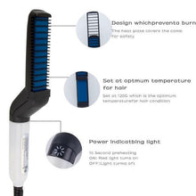 Load image into Gallery viewer, Multi-functional Hair Comb Beard Straightener
