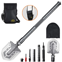 Load image into Gallery viewer, Portable Military Folding Shovel with Tactical Waist Pack & Multi-Tools
