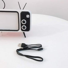 Load image into Gallery viewer, RETRO TV BLUETOOTH SPEAKER MOBILE PHONE HOLDER