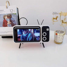Load image into Gallery viewer, RETRO TV BLUETOOTH SPEAKER MOBILE PHONE HOLDER