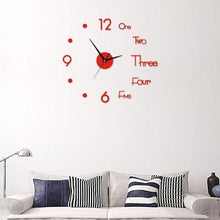 Load image into Gallery viewer, Diy Large Wall Clock