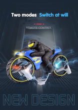 Load image into Gallery viewer, 2 In 1 Remote Control Motorcycle Land And Air