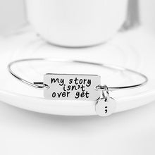 Load image into Gallery viewer, Semicolon Bangle