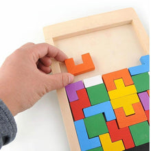 Load image into Gallery viewer, Tetris Wooden Puzzle Toy
