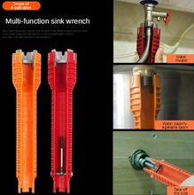 Load image into Gallery viewer, Bathroom Wrench Plumbing Installation Tool Multifunctional Household Faucet Sink Repair Disassembly Tool
