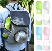 Load image into Gallery viewer, Portable Pet Bottle Water Cup Food Container Sealing Ring Design For Walking And Traveling