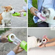 Load image into Gallery viewer, Portable Pet Bottle Water Cup Food Container Sealing Ring Design For Walking And Traveling