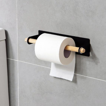 Load image into Gallery viewer, Bathroom Self-adhesive Wall-mounted Roll Paper Towel Holder Rack