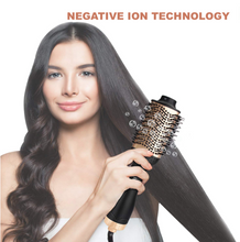 Load image into Gallery viewer, Gold Pro One-Step Hair Dryer Brush