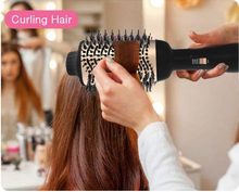 Load image into Gallery viewer, Gold Pro One-Step Hair Dryer Brush