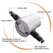Load image into Gallery viewer, Nibbler Cutter Drill Attachment Double Head Metal Sheet