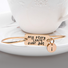 Load image into Gallery viewer, Semicolon Bangle