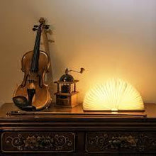 Load image into Gallery viewer, Creative Book Shaped Wooden Lamp
