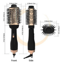 Load image into Gallery viewer, Gold Pro One-Step Hair Dryer Brush