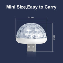 Load image into Gallery viewer, Usb Party Lights Mini Disco Ball
