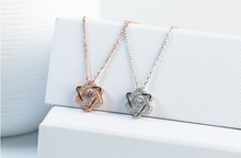 Load image into Gallery viewer, Sterling silver six-pointed star necklace
