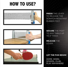 Load image into Gallery viewer, Retractable Table Tennis Net
