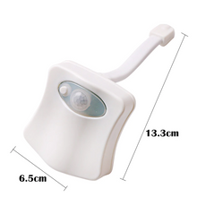 Load image into Gallery viewer, Motion Sensored Toilet Seat LED Light
