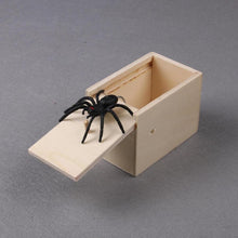 Load image into Gallery viewer, Prank Insect Wooden Scare Box Trick Play Funny Novelties Toys Tricks Spider
