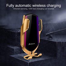 Load image into Gallery viewer, Wireless Automatic Sensor Car Phone Holder And Charger
