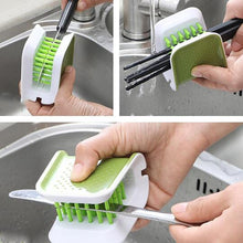 Load image into Gallery viewer, Knife Chopsticks Fork Cleaning Brush Tableware Washing Small Brush Kitchen Tools
