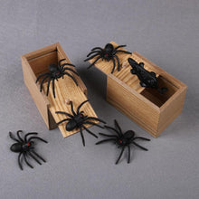 Load image into Gallery viewer, Prank Insect Wooden Scare Box Trick Play Funny Novelties Toys Tricks Spider
