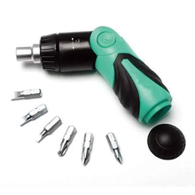 Load image into Gallery viewer, 6 In 1 Ratchet Folding Multi-Function Screwdriver
