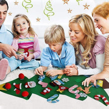 Load image into Gallery viewer, DIY felt christmas tree/snowman
