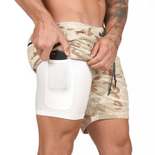 Load image into Gallery viewer, Men&#39;s 2 in 1 Fitness Running Shorts
