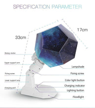 Load image into Gallery viewer, Starry Sky Night Light Projector
