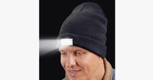 Load image into Gallery viewer, LED Flash Beanie – Take Your Flashlight Everywhere You Go!
