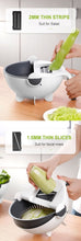 Load image into Gallery viewer, Multifunctional 9 in 1 Vegetable Cutter With Drain Basket
