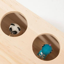 Load image into Gallery viewer, Wooden Cat Whack-a-mole Toy
