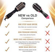 Load image into Gallery viewer, Gold Pro One-Step Hair Dryer Brush
