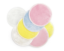 Load image into Gallery viewer, Zero-Waste Reusable Bamboo Makeup Wipes 8 pieces
