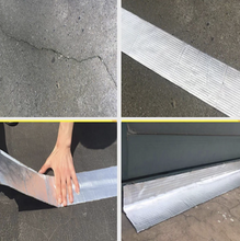Load image into Gallery viewer, Aluminum Foil Butyl Rubber Tape Self Adhesive Waterproof for Roof Pipe Marine Repair
