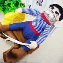 Load image into Gallery viewer, Ride Cowboy Dog Pet Costume Doll Novelty Pet Costume

