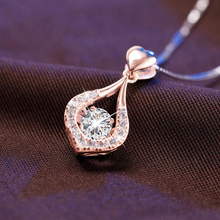 Load image into Gallery viewer, Twinking Heart Waterdrop Stone Necklace
