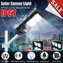 Load image into Gallery viewer, SolarMax - 3200 Lumens - 60W - 120LED Solar Street Light
